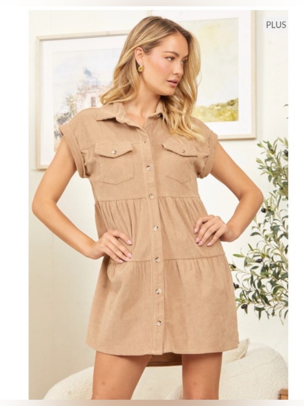 Andree by Unit corduroy dress M